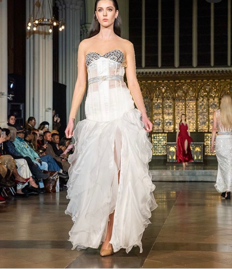 Shraddhā Cloud Corset Gown - Image 3