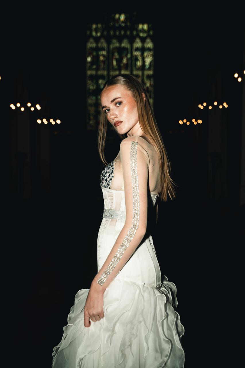 Shraddhā Cloud Corset Gown - Image 8