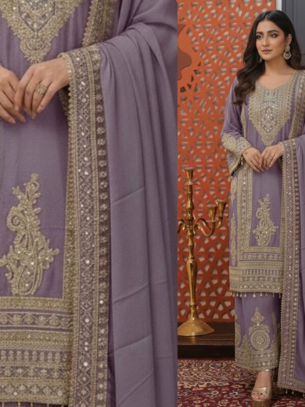 Noor zari suit set