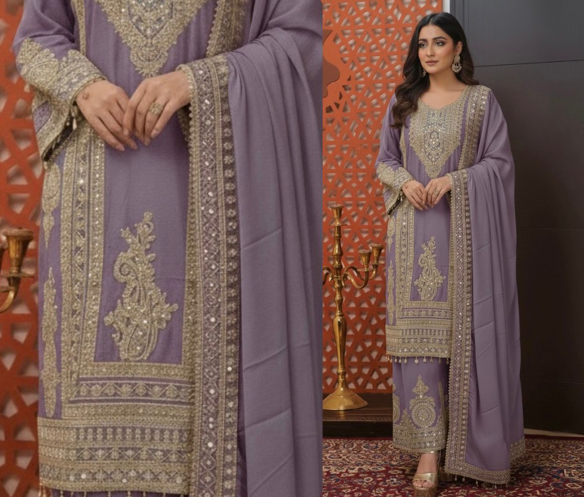 Noor zari suit set