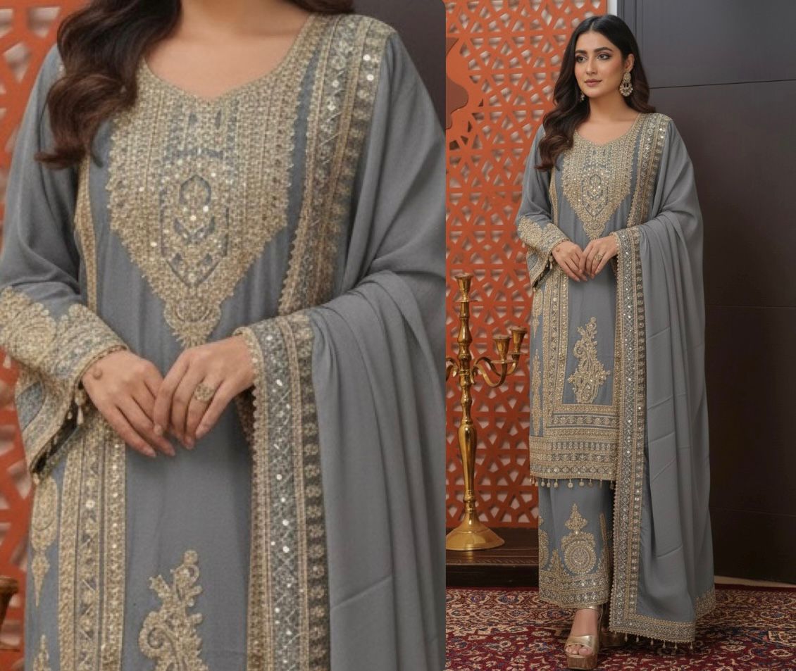 Noor zari suit set - Image 6